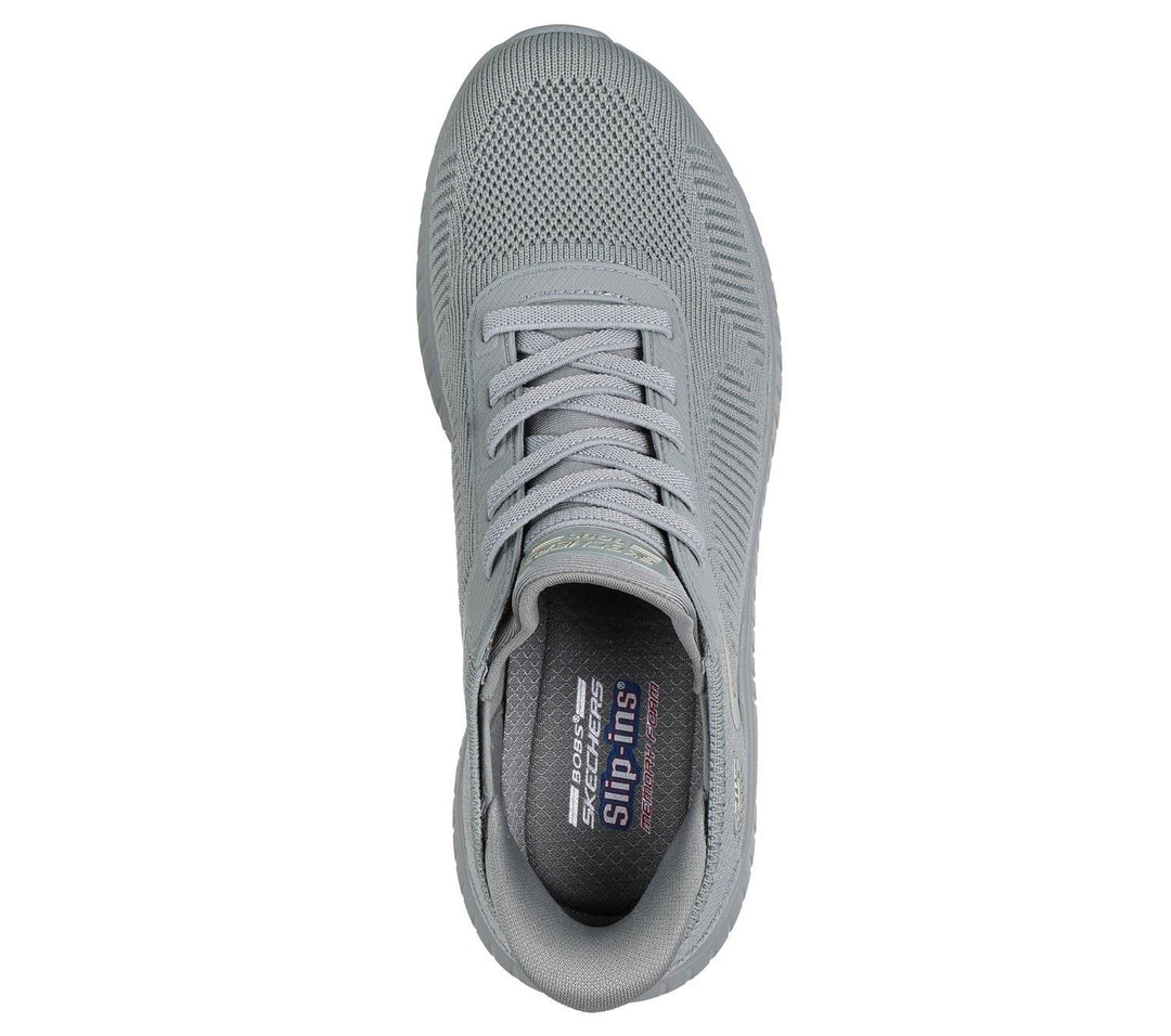Women's Wide Fit Skechers 117497W Slip-ins Sport Squad Chaos Trainers in Lavender - Image 12