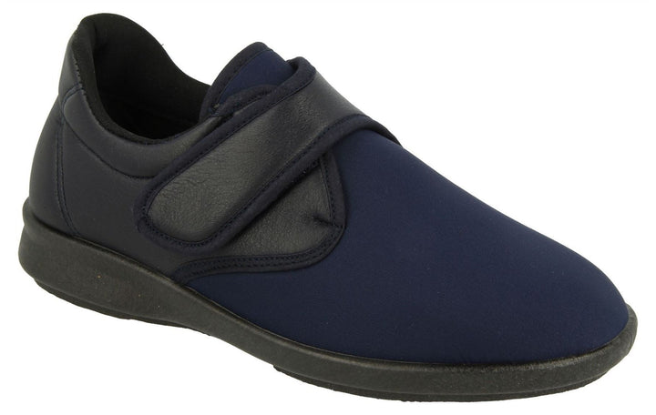 Womens Wide Fit DB Eliza Shoes in Black / Stretch - Image 1
