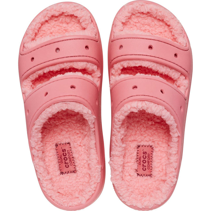 Women's Crocs 207446 Classic Cozzzy Sandals in Garnet - Image 1