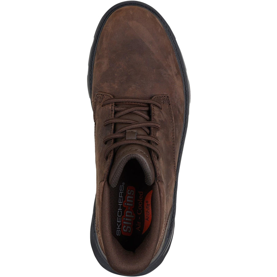 Men's Relaxed Fit Skechers 205514 Slip-ins Arch Fit Garza Ridley Boots in Black - Image 10
