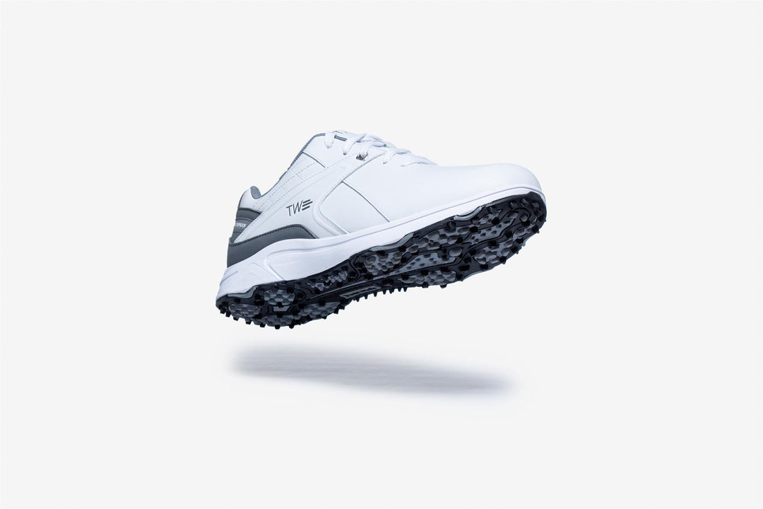 Men's Wide Fit Tredd Well Golf Proformer Shoes in White - Image 9