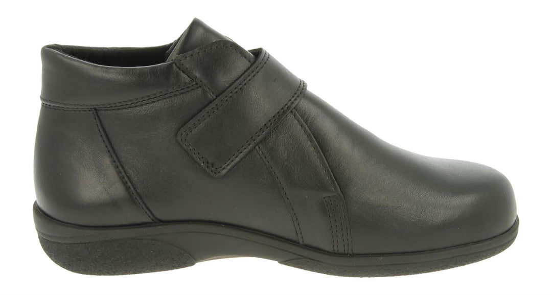 Womens Wide Fit DB Fieldfare Boots in Black - Image 3