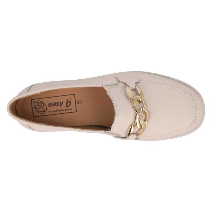 Women's Wide Fit DB Ophelia Shoes in Navy Leather - Image 1