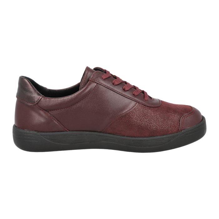 Women's Wide Fit DB Bridgetown Shoes in Black Lea / Stretch - Image 1