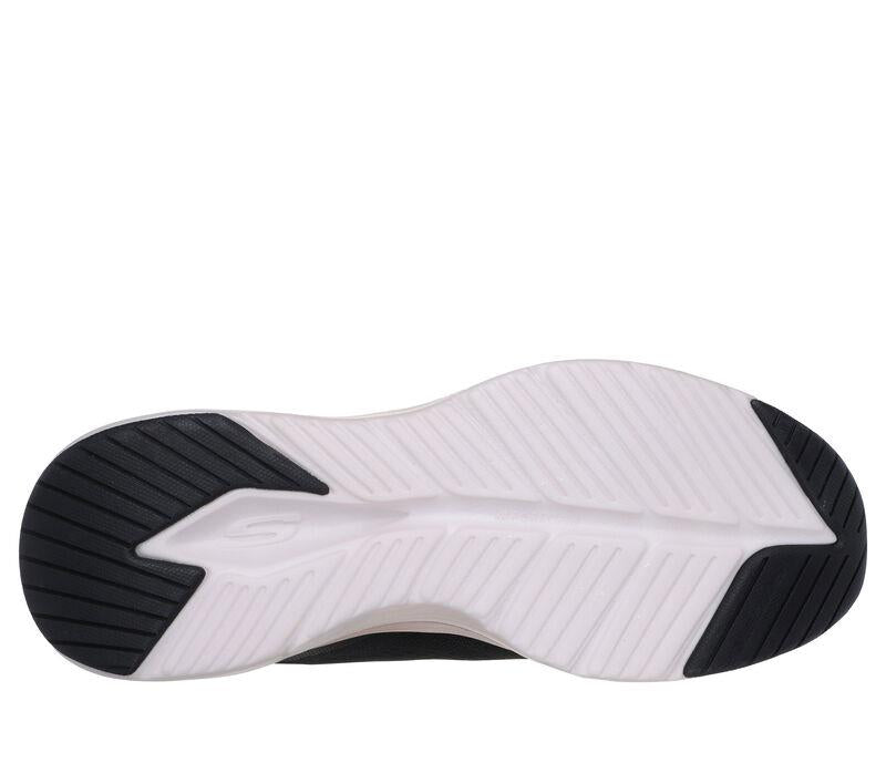Women's Wide Fit Skechers 150025 Vapor Foam Midnight Glimmer Trainers in White/Silver - Image 6