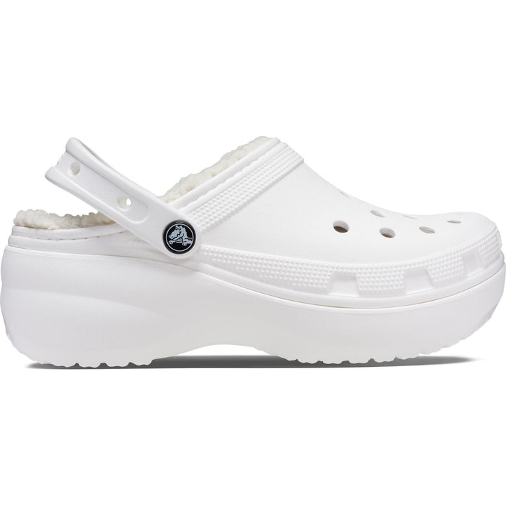Women's Crocs 207938 Classic Platform Lined Clog Sandals in Black - Image 1