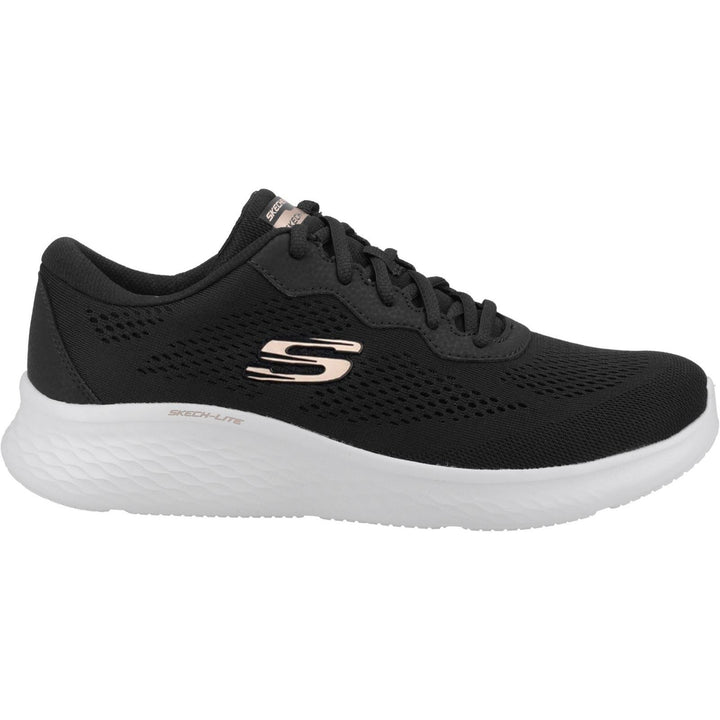 Women's Wide Fit Skechers 149991 Skech Lite Pro Perfect Time Trainers - Black/Rose Gold in Black/Rose Gold - Image 1