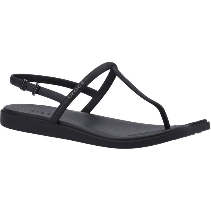 Women's Crocs 209793 Miami Thong Flip Sandals in Black - Image 1