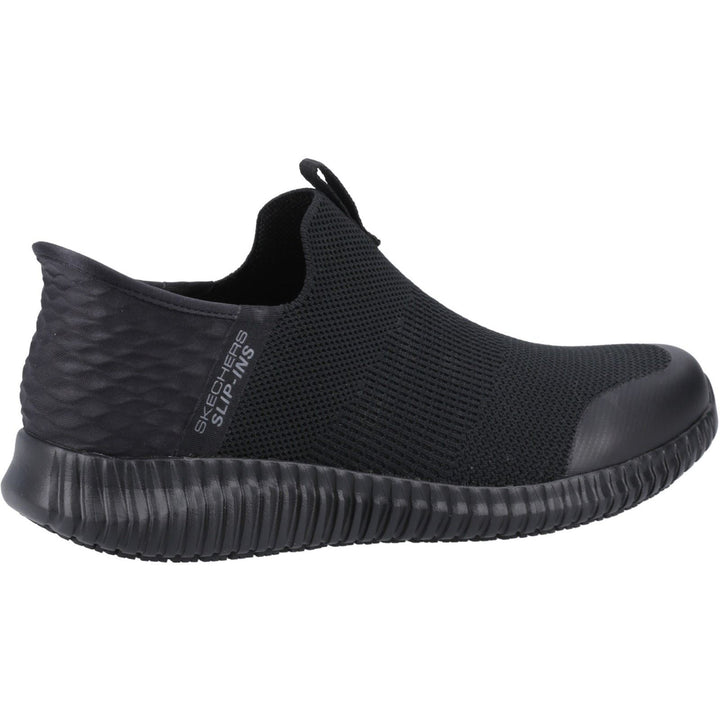 Men's Wide Fit Skechers 200171 Slip-ins Cessnock Rylind SR Work Trainers in Black - Image 1
