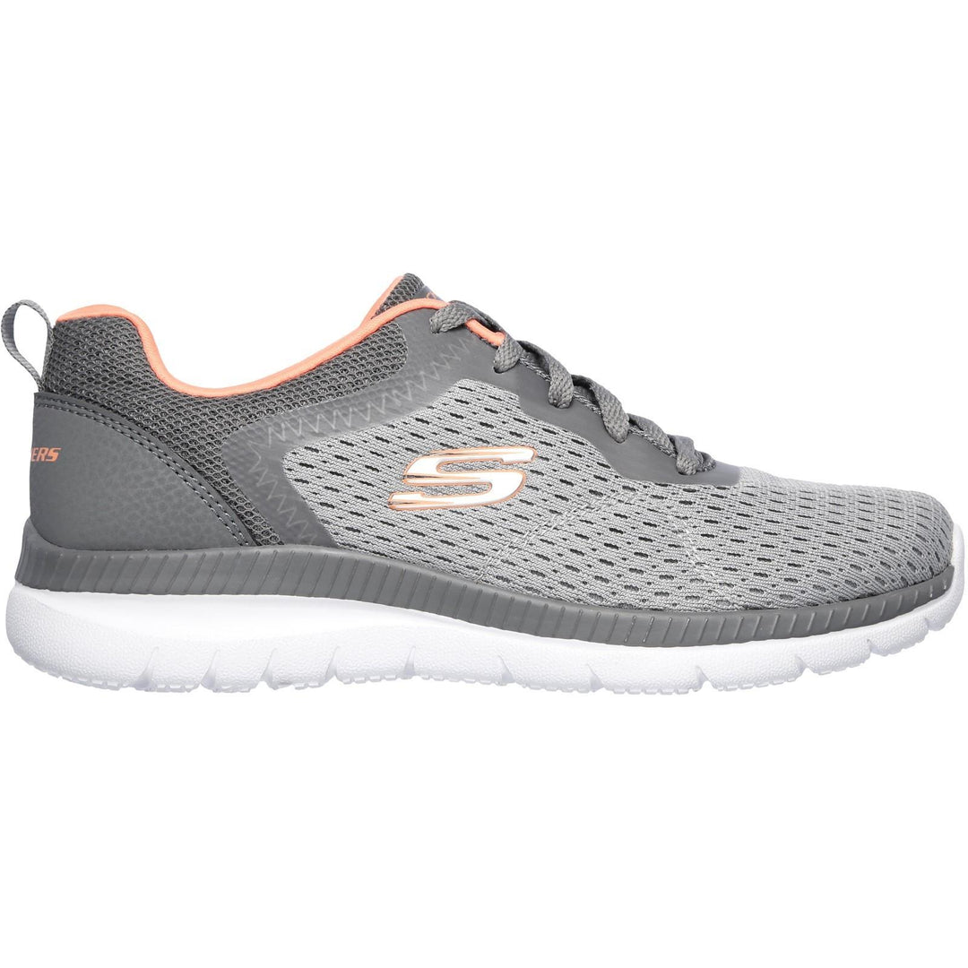 Women's Wide Fit Skechers 12607 Bountiful Quick Path Trainers in Black - Image 9