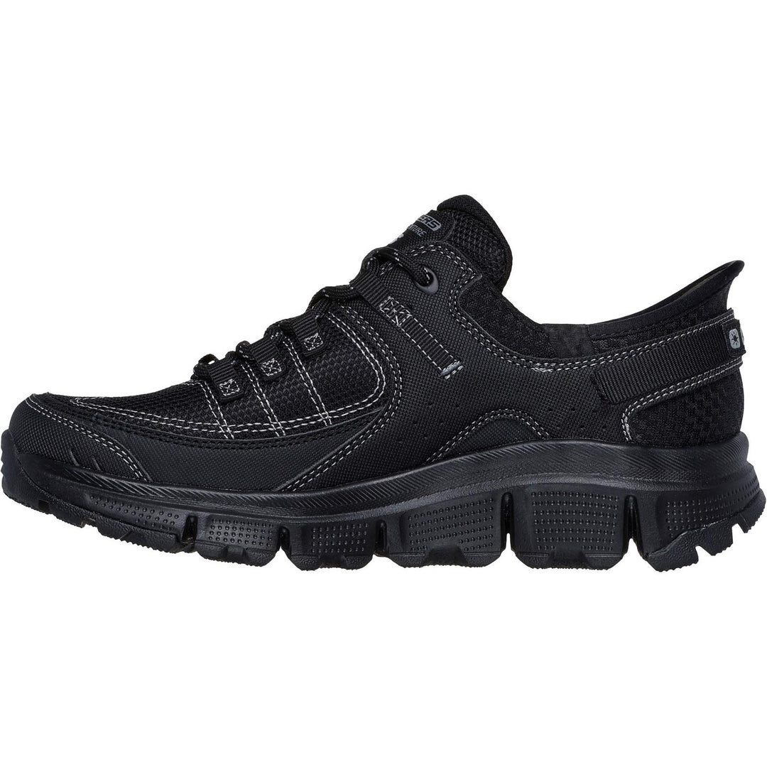 Women's Wide Fit Skechers 180147 Slip-ins Summits At Trainers in Black - Image 4