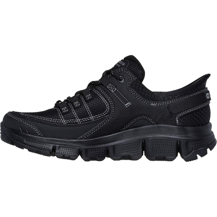 Women's Wide Fit Skechers 180147 Slip-ins Summits At Trainers in Black - Image 1