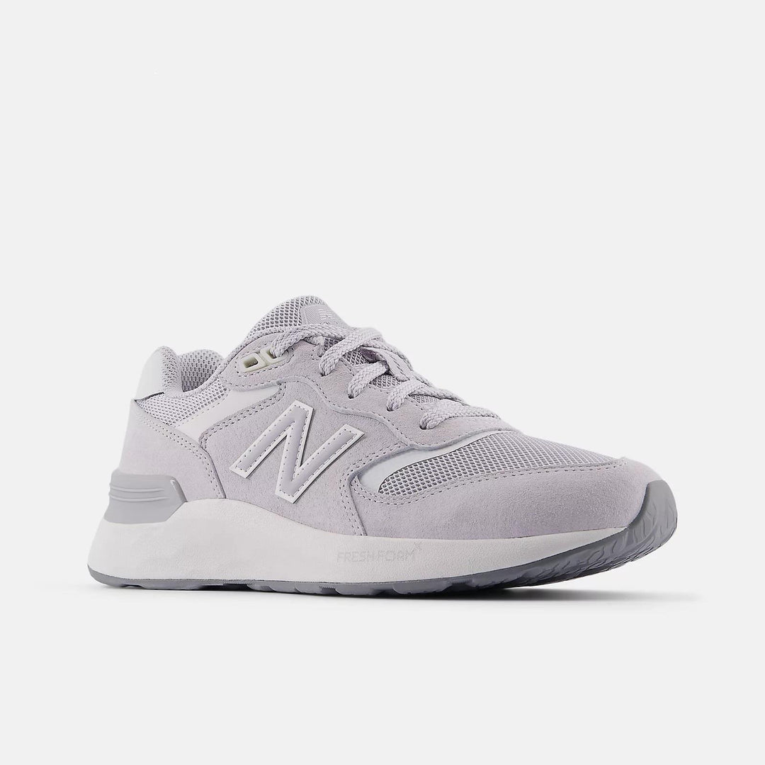 Women's Wide Fit New Balance WW880B Walking/Running Trainers - Fresh Foam in Black/White - Image 11