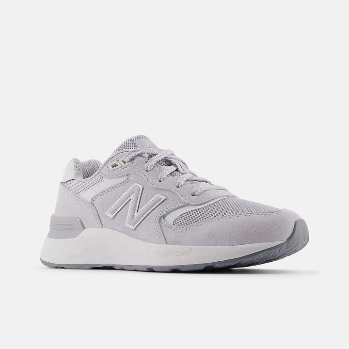 Women's Wide Fit New Balance WW880B Walking/Running Trainers - Fresh Foam in Black/White - Image 1
