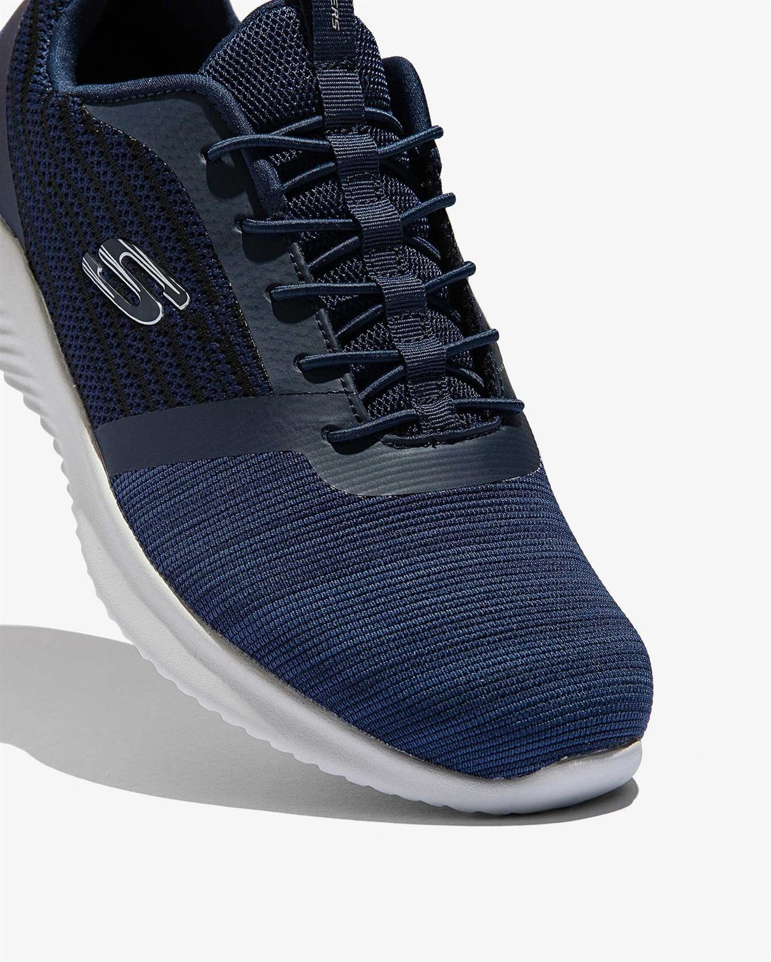 Men's Wide Fit Skechers 52504 Bounder Walking Trainers in Navy - Image 9