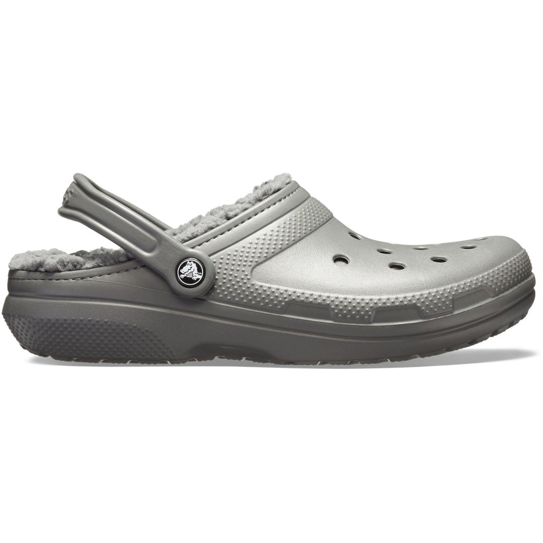 Women's Crocs 203591 Classic Lined Clog Sandals in Black - Image 4
