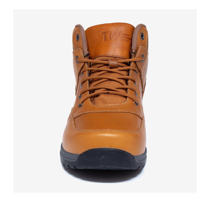 Women's Wide Fit Tredd Well Tough Waterproof Hiking Boots - Tan in Tan - Image 1