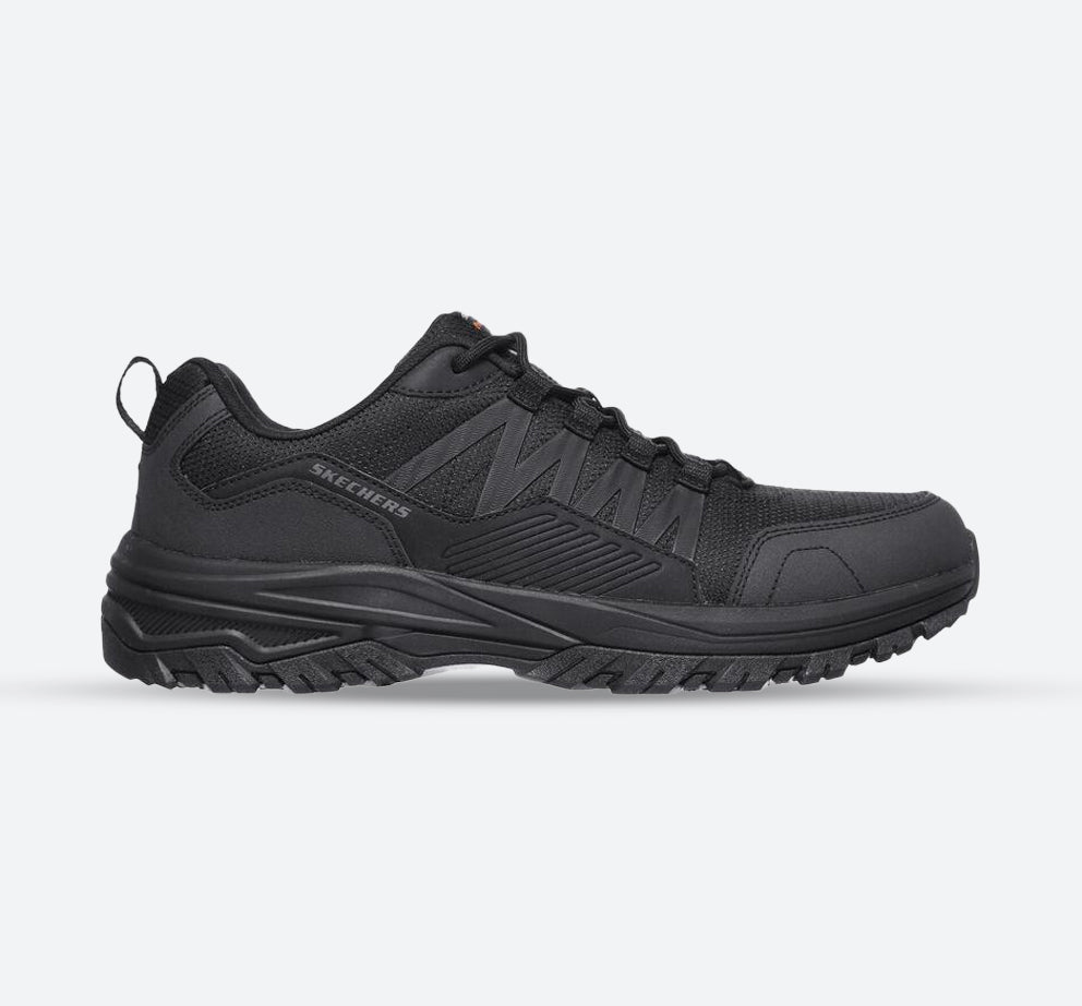 Men's Wide Fit Skechers 200000EC Fannter Occupational Shoes in Black - Image 1
