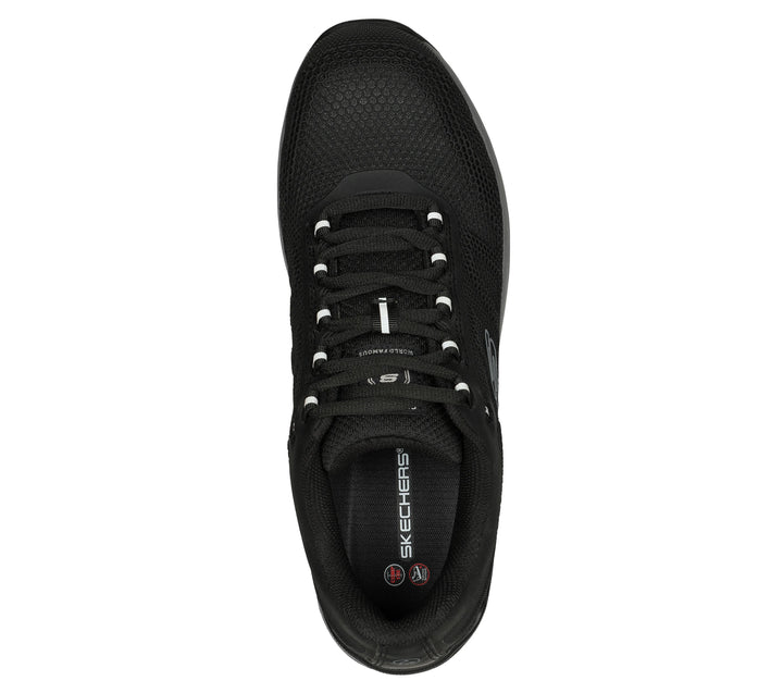 Men's Wide Fit Skechers 200053EC Work Bulklin Bragoo Safety Trainers in Black - Image 1