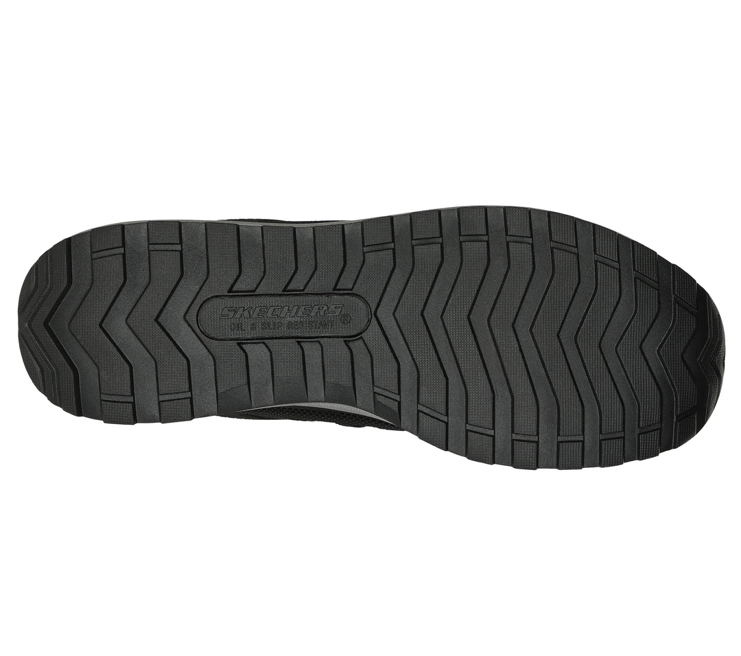 Men's Wide Fit Skechers 200053EC Work Bulklin Bragoo Safety Trainers in Black - Image 7