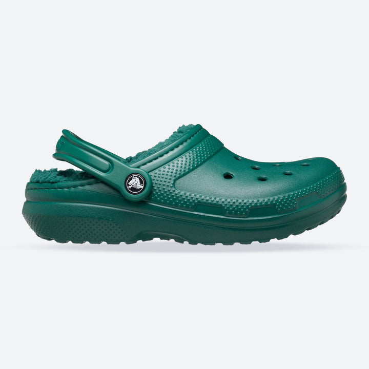 Women's Crocs 203591 Classic Lined Clog Sandal in Emerald - Image 1