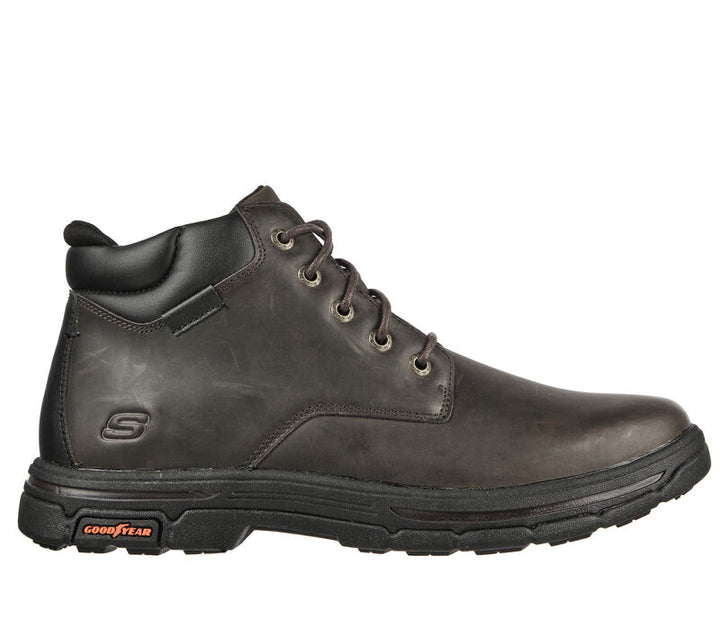 Men's Wide Fit Skechers 204394 Segment 2.0 Brogden Boots in Desert/Brown - Image 1
