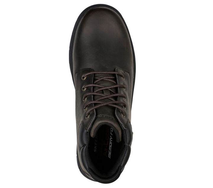 Men's Wide Fit Skechers 204394 Segment 2.0 Brogden Boots in Desert/Brown - Image 1