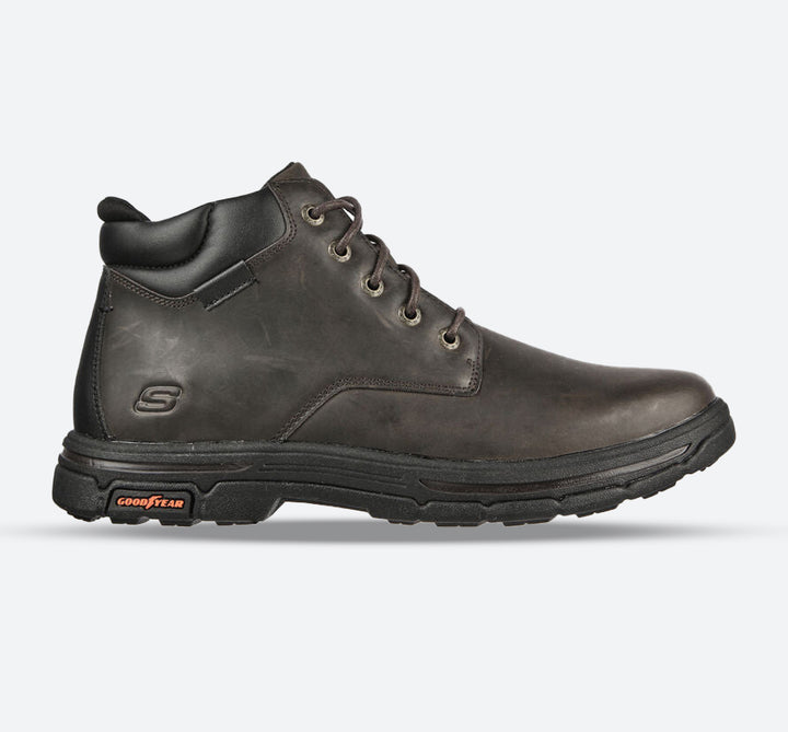 Men's Wide Fit Skechers 204394 Segment 2.0 Brogden Boots in Desert/Brown - Image 1
