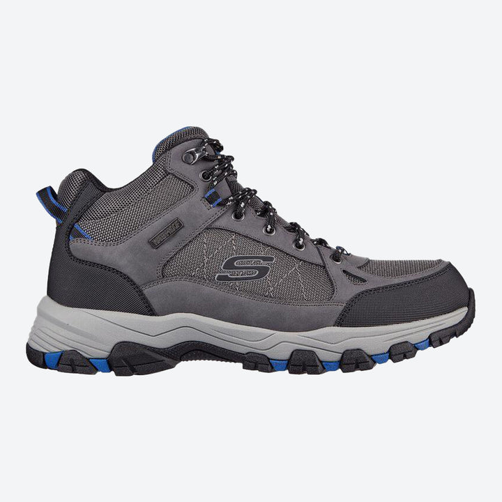 Men's Wide Fit Skechers 204477 Selmen Melano Hiking Boots in Chocolate - Image 1