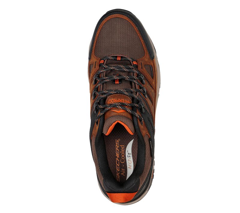 Men's Wide Fit Skechers Relaxed Fit 204630 Arch Fit Dawson Argosa Good Year Walking Trainers in Dark/Navy - Image 11