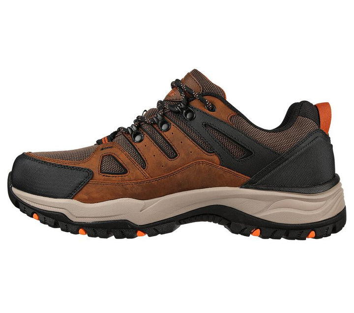 Men's Wide Fit Skechers Relaxed Fit 204630 Arch Fit Dawson Argosa Good Year Walking Trainers in Dark/Navy - Image 1