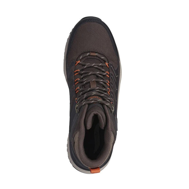 Men's Wide Fit Skechers 204634 Arch Relaxed Fit Dawson Raveno Good Year Hiking Boots - Brown in Brown - Image 1