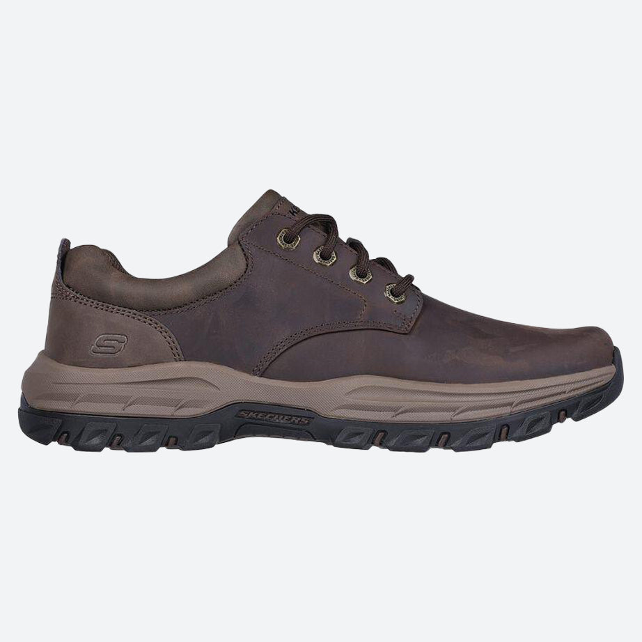 Men's Relaxed Fit Skechers 204920 Knowlson Leland Trainers in Black - Image 7