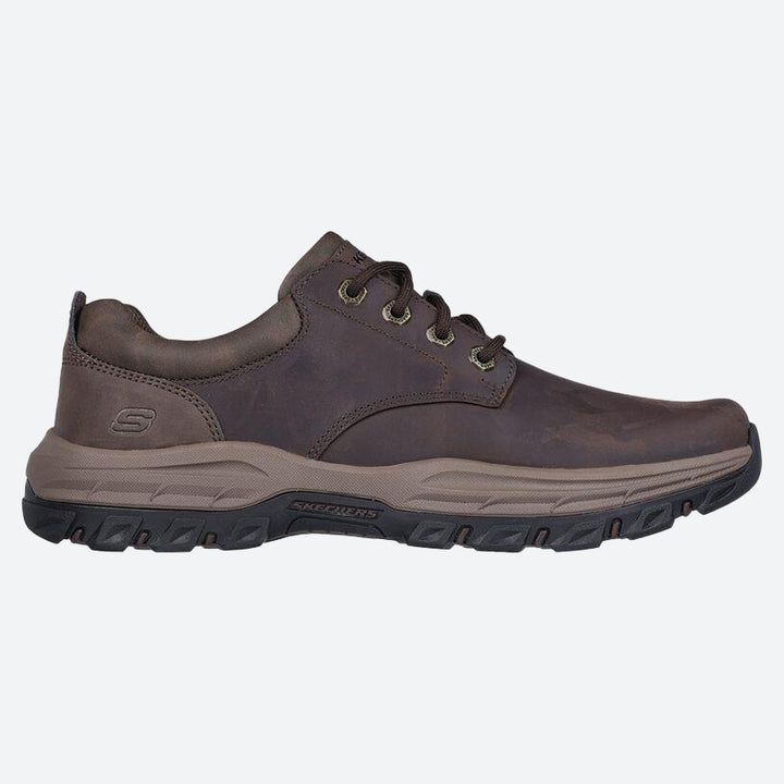 Men's Relaxed Fit Skechers 204920 Knowlson Leland Trainers in Black - Image 1