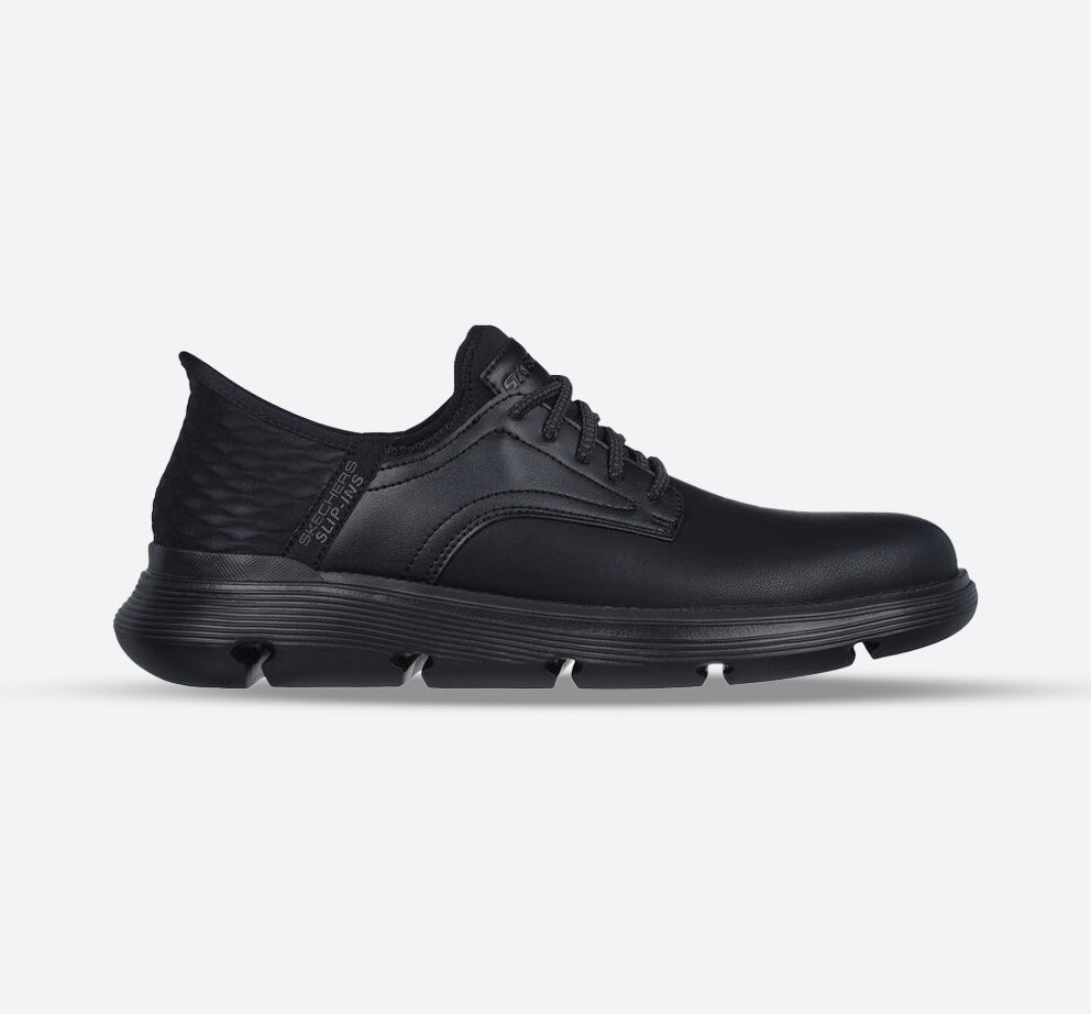 Men's Wide Fit Skechers 205046 Slip-ins Garza Gervin Trainers in Black - Image 1