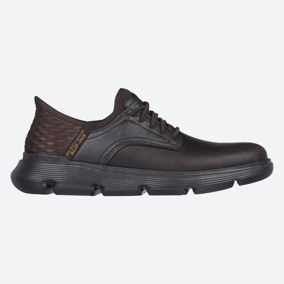Men's Wide Fit Skechers 205046 Slip-ins Garza Gervin Trainers in Black - Image 10