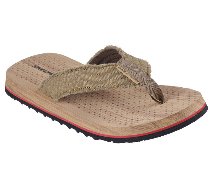 Men's Wide Fit Skechers 205098 Tantric Fritz Sandals in Grey - Image 1