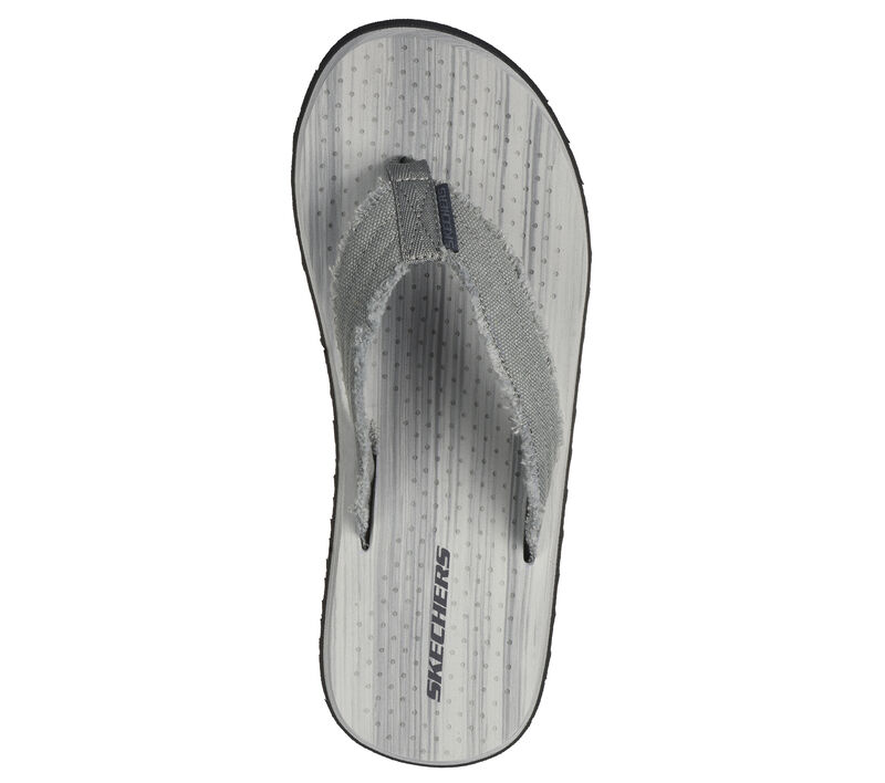 Men's Wide Fit Skechers 205098 Tantric Fritz Sandals in Grey - Image 9