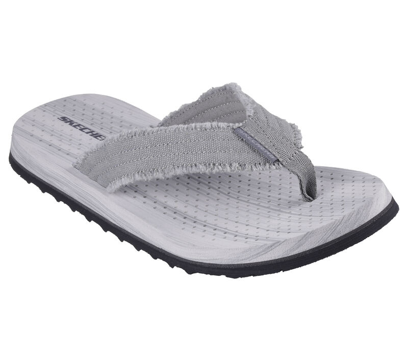 Men's Wide Fit Skechers 205098 Tantric Fritz Sandals in Grey - Image 7
