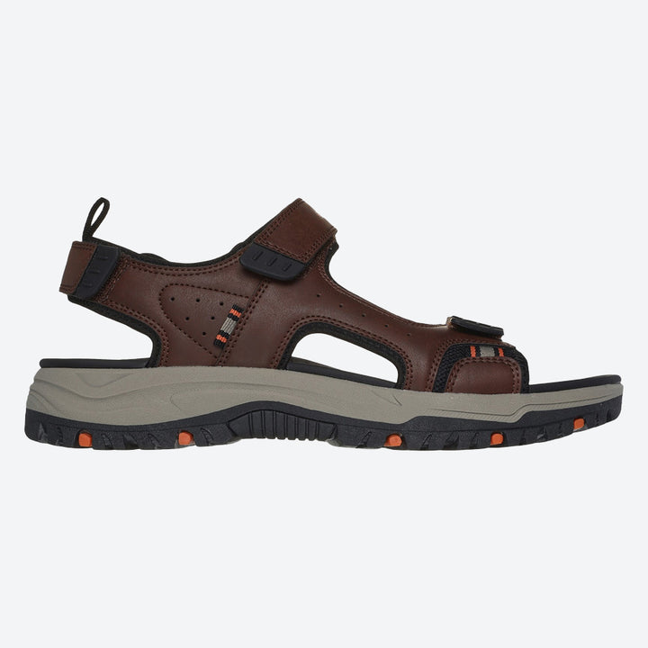 Men's Relaxed Fit Skechers 205139 Prewitt Rigdon Sandals in Black - Image 1