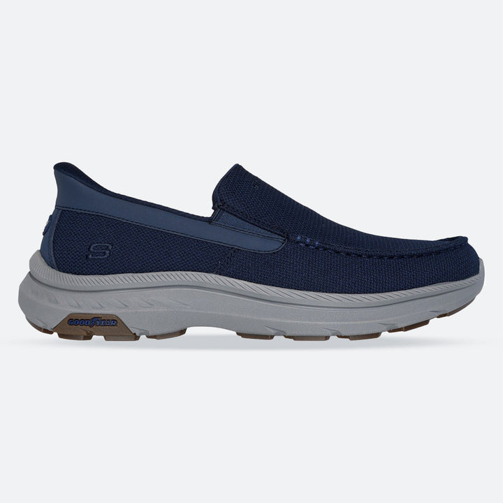 Men's Wide Fit Skechers 205451 Slip-ins Pollard Wilfred Shoes in Navy - Image 1