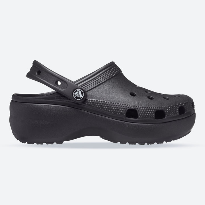 Women's Crocs 206750 Classic Platform Clog Sandals in Black - Image 1
