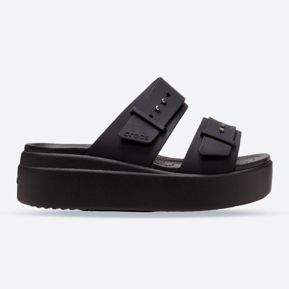 Women's Crocs 207431 Brooklyn Sandals in Black - Image 1