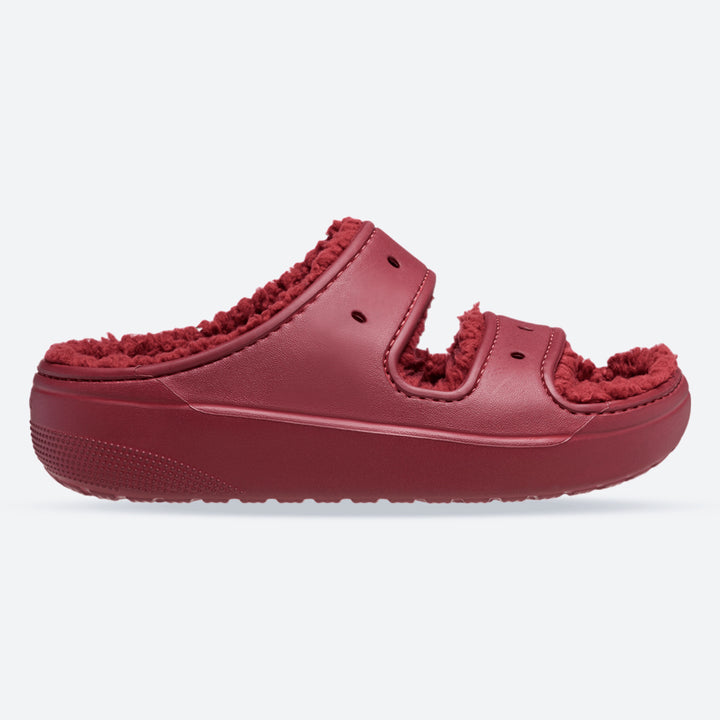 Women's Crocs 207446 Classic Cozzzy Sandals in Garnet - Image 1