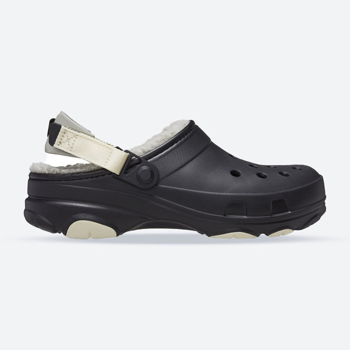 Men's Crocs 207936 All Terrain Lined Clog Sandals in Black - Image 1