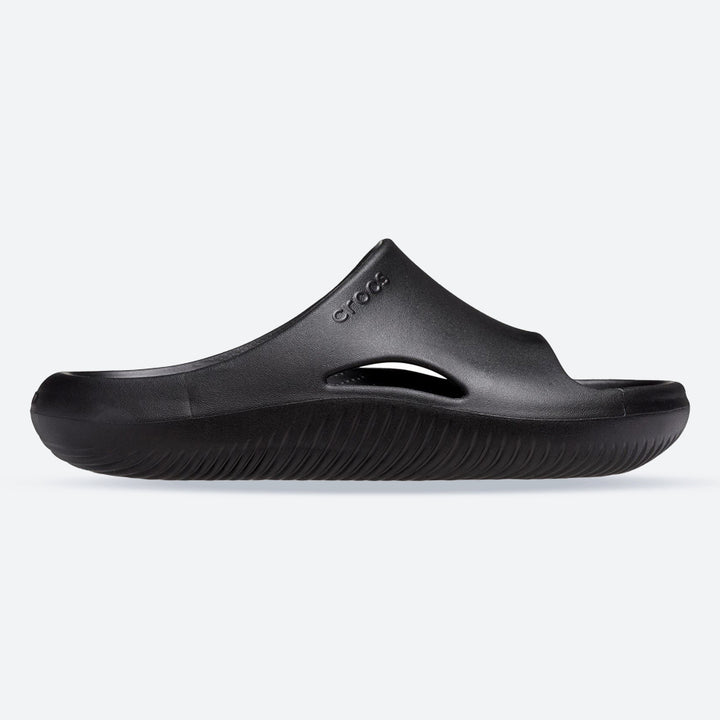 Men's Crocs 208392 Mellow Recovery Slippers in Black - Image 1