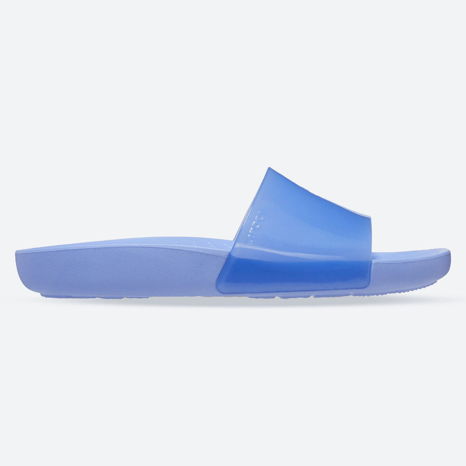 Women's Crocs 208538 Splash Gloss Slippers in Moon Jelly - Image 1