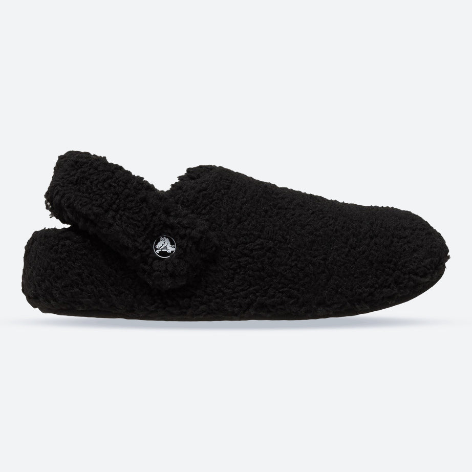 Women's Crocs 209386 Classic Cozzzy Slippers in Black - Image 1