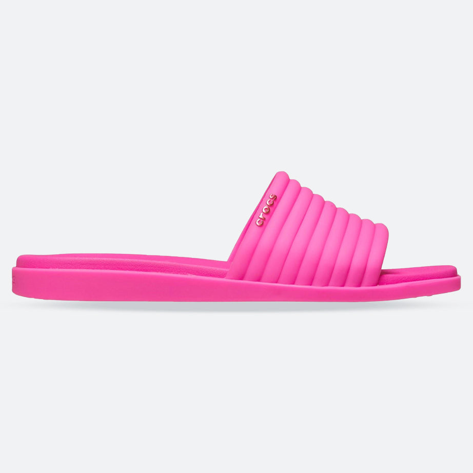Women's Crocs 209794 Miami Slide Sandals in Pink - Image 1