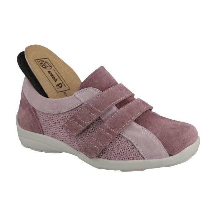 Women's Wide Fit DB Hummingbird Shoes in Blue Suede - Image 1